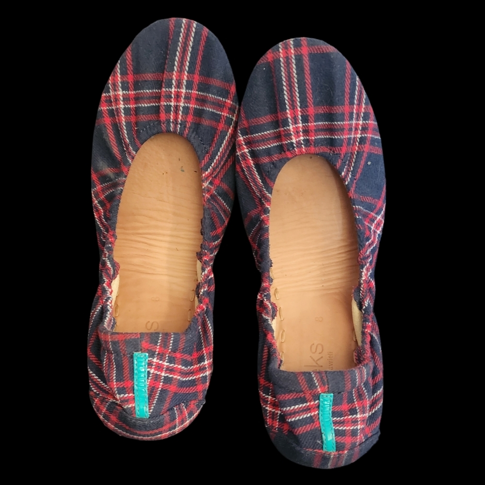 Tieks plaid perfect for the holidays